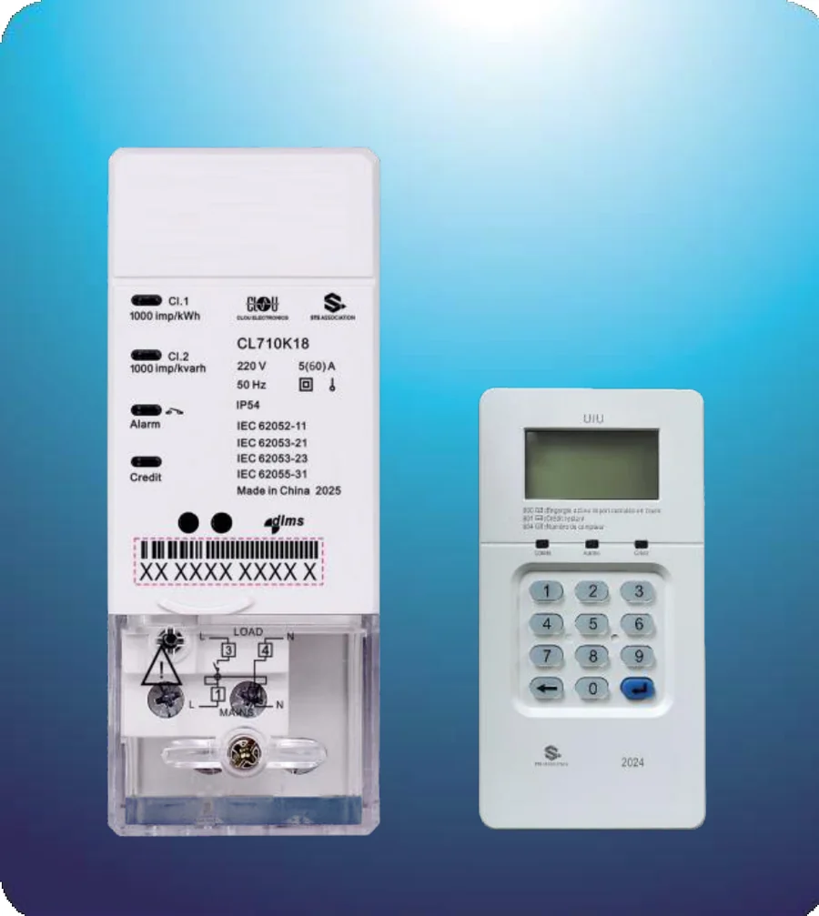 Compteur monophasé prépayé CL710K11B